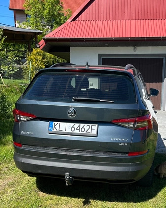 Skoda Kodiaq cena 78900 przebieg: 152000, rok produkcji 2018 z Limanowa małe 46